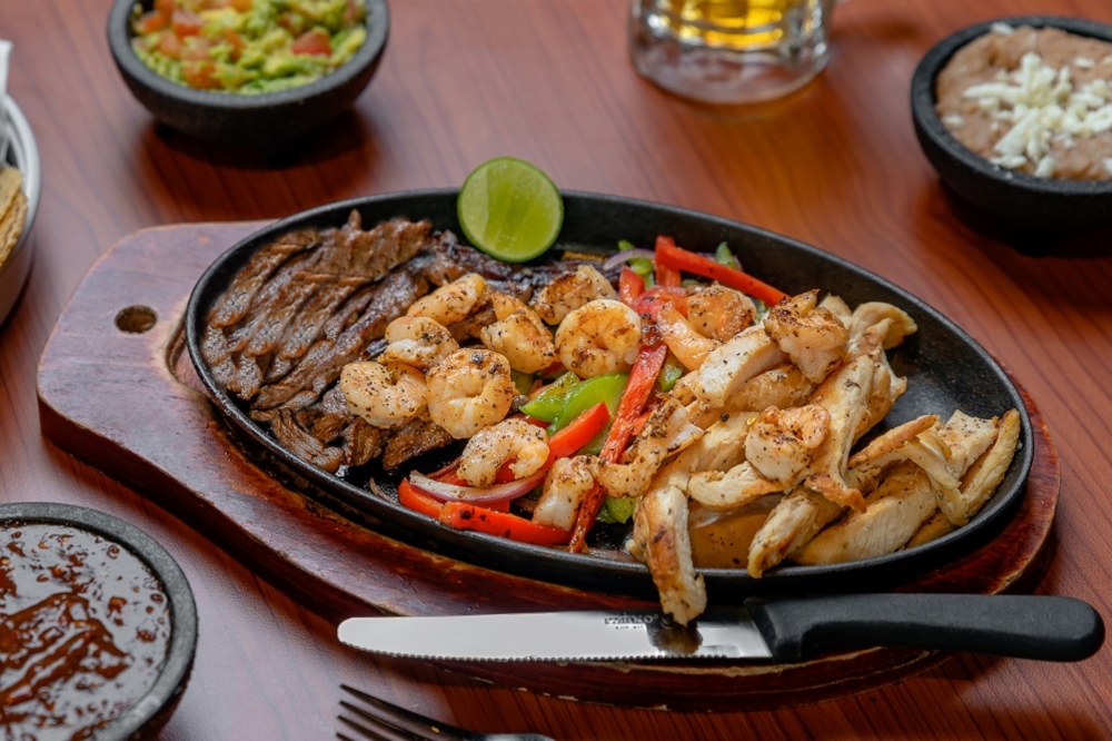 Fajitas Cielo, Mar y Tierra