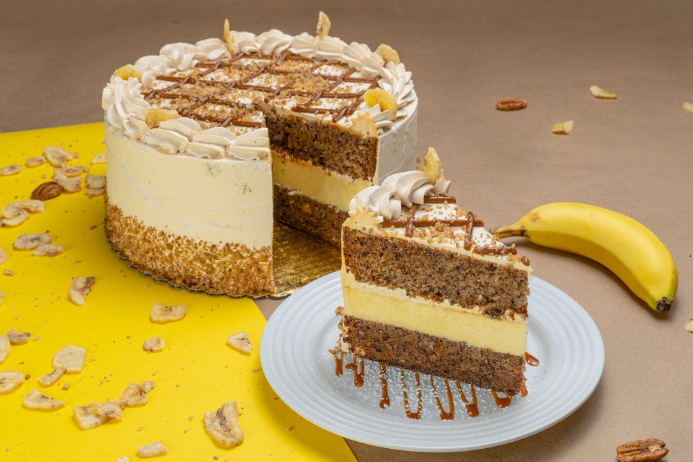 Pastel Delicia de Plátano