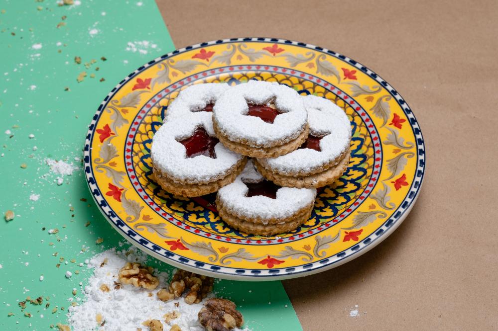 Galletas Estrella de Frambuesa